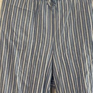 a new day Blue and White Striped Wide Leg Pants